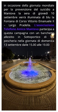 Iniziativa di Telefono Amico Mantova